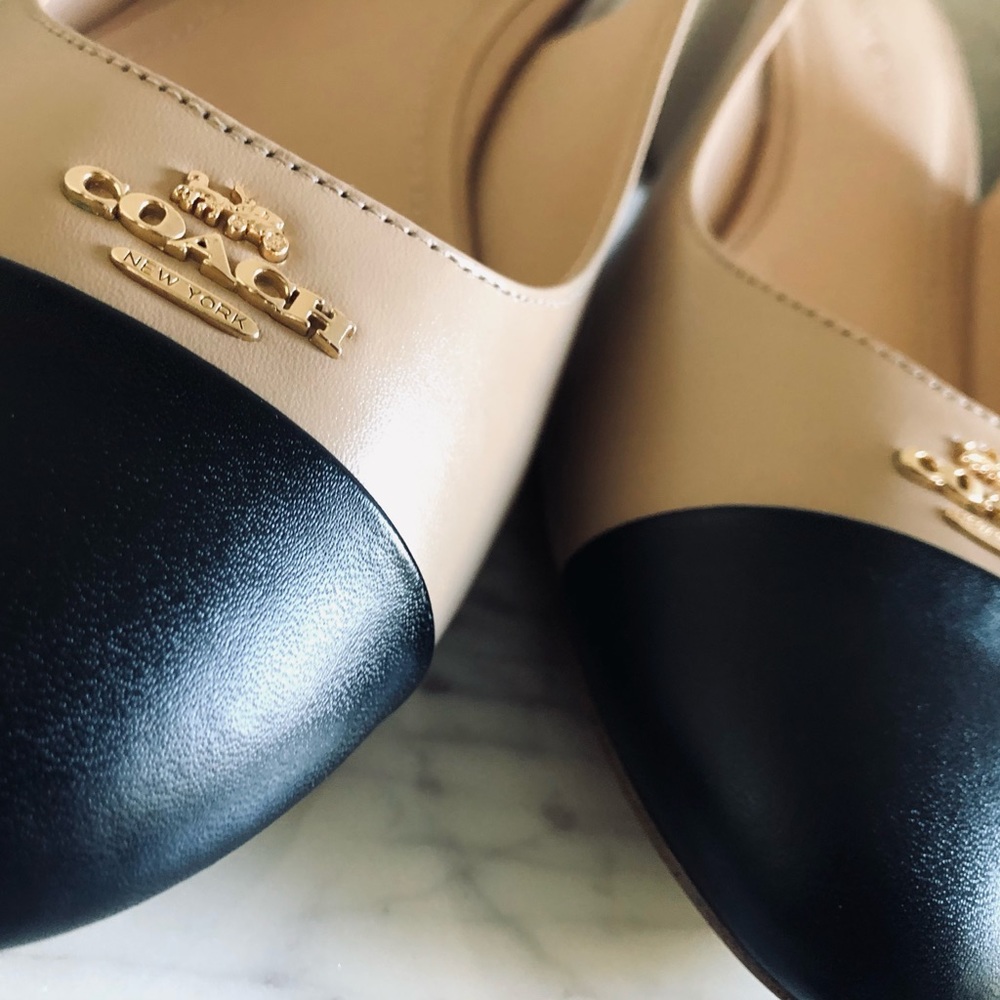 Coach Cap-Toe Slingbacks - Picture 6 of 10